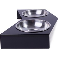 Feyza Design Paslanmaz Metal Mama Kabı Standı, Pratik ve Güvenli Kullanım Için Ideal