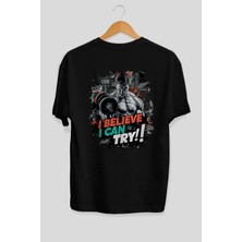Ankhises Gym , Spor , Fitness Serisi 42 Arka Baskılı Oversize T-Shirt Erkek Kadın Pamuk Bisiklet Yaka Tişort