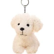 Toy Poodle Peluş  Köpek Oyuncağı 12 cm Gerçekçi Puppy Peluş (Ithal)