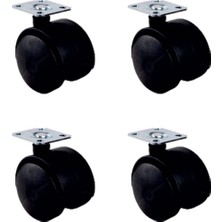 Skygo Büyük Plastik Tablalı Teker - 50MM HKS126 - 4 Adet