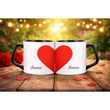 Kreax Sevgililere Özel Kalp Kupa 2 Adet