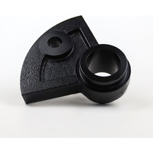 Fırıncı Depom Yarım Ay Mil Bağlantı Aparatı - Siyah Döküm (Ağır Hizmet Tipi)