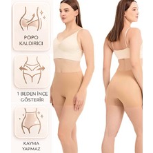 Bipamuk Kadın Lazer Kesim Boxer Korse 1 Beden Ince Gösteren Kıyafet Altında Iz Yapmaz