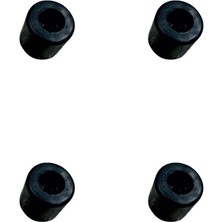 Skygo Baza Stoperi Plastik - 30MM - Sඈyah HKS283 - 4 Adet