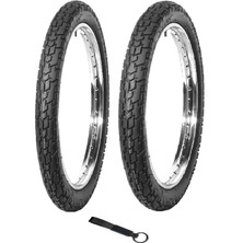 Hk Diamond 2.50-18 ve 2.75-18 Tt (Iç Lastik Gerektirir) Altis (2026) Kuba CG50/100 Ön ve Arka Lastik Seti + Olgun Motor Anahtarlık