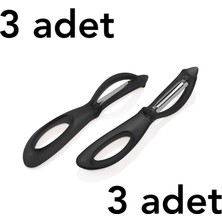 Mons Şef Soyacak Qlux Paslanmaz Çelik Bıçaklı Bpa Içermez Sebze Meyve Soyacağı L-00699