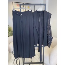 Parla Prive Ftz Women Yelek Etek Takım