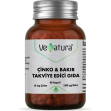  venatura çinko & bakır takviye edici gıda 60 kapsül
