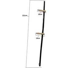 Najmaddin Tırpan Sapı Takımı - Metal Sap, Elcik, Bilezik ve Alyan