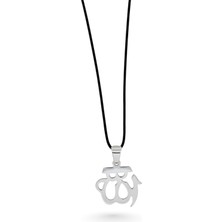 Oya Silver Allah Yazılı Gümüş Kolye 3.2x2.1cm [OYSY152]
