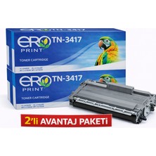 Ero Print Brother TN-3417 Muadil Toner - 2'li Avantaj Paket