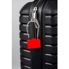 Trink Çanta Şifreli Valiz Kilidi - Bavul Kilidi - Çanta Kilidi - Seyahat Kilidi - KIRMIZI -