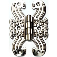 Najmaddin Dekoratif Sac Kelebek Menteşe - Büyük, Nikel, 100 Adet