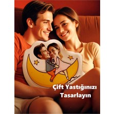 PremiumPort Kişiye Özel Sonsuza Kadar Beraber Tasarımlı Şekilli Yastık