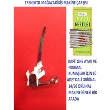 Zetina Janome Bindallı Beko Kapitone Ayağı ve 14 Numara 10 Adet Dali Marka Orijinal Iğne
