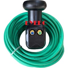 Eyepc 20 Metre Uydu Kablosu + 2 Li Çıkış Çanak Uydu Lnb + F Konnektör (2 Li 4K Full Hd 3D  Lnb) / Rgu U6 Dış Mekankalın Sağlam Yerlikablo