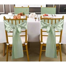 Ayzen Home 10 Adet Sandalye Fıyongu, Sandalye Süsü, Düğün ve Organızasyonlar Için