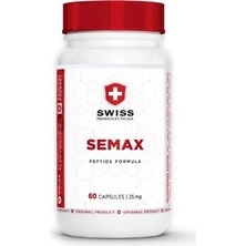 Swiss Pharmaceuticals Semax Peptide Formula  25 Mg 60 Caps