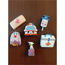 PremiumPort Renkli Terlik Süsü ve Tokası 6'lı Set, Konforlu ve Şık Tasarım