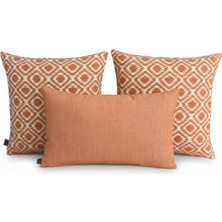 Elanora Home Indoor Outdoor Kırlent,güneşe Dayanıklı Balkon Bahçe Marin Kırlent Kılıfı 3’lü Set