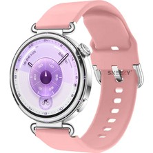 Sneezy Huawei Watch Gt6 41MM Ile Uyumlu Yumuşak Purelux Soft Tokalı Silikon Kordon