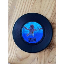 PremiumPort Nirvana Plak Bardak Altlığı Duvar Süsü, 11X11 Cm, Şık ve Dekoratif Tasarım