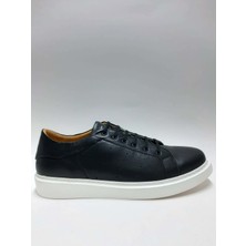 Luis Figo Hakiki Deri Büyük Numara (45-46..) Bağcıklı Siyah Casual Model Erkek Ayakkabı C-34447048LF