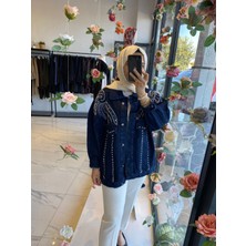 Parla Prive Taşlı Kot Ceket