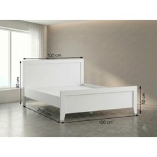 Mukotoys Prime Soft 1. Sınıf Mdf Karyola 100X200 Beyaz | Geniş Tek Kişilik (1 Kişilik) & Ekstra Sağlam