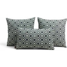 Elanora Home Indoor Outdoor Kırlent,güneşe Dayanıklı Balkon Bahçe Marin Kırlent Kılıfı 3’lü Set