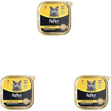 Feyza Design Organik Tavuklu Kedi Maması, Soslu Parçalar, 3'lü Paket, 85 gr