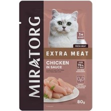 Feyza Design Kısırlaştırılmış Tavuklu Kedi Yaş Maması 80G x 24 Adet