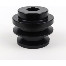 Fırıncı Depom Motor Kasnağı 2 Kanallı - Siyah Kaplama (Kama Kanallı)