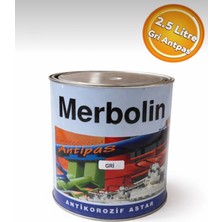 Merbolin Pas Önleyici Gri Metal Astarı Antipas 2.50 Litre
