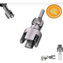 Anşin AS34 Pvc Pprc Plastik Boru Iç ve Dış Diş Açma Aparatı 1/2” 20 mm