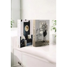 2'li Sim & A Tree Dekoratif Kitap Kutu