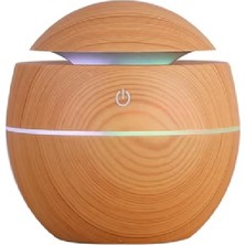 Qoquland Oval 200ML Hava Nemlendirici - 7 Renk Rgb Işıklı Difüzör - Type-C Girişli Aromaterapi (Regular)