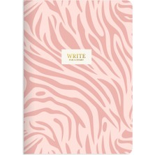 Keskin Color A5 Çizgili Sert Kapak Write For A Start Defter - Zebra