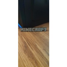 Minecraf Oyun Logosu Minecraf Masa Duvar Raf Dekoru 15 cm