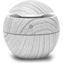 Qoquland Oval 200ML Hava Nemlendirici - 7 Renk Rgb Işıklı Difüzör - Type-C Girişli Aromaterapi (Regular)