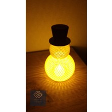 Mum LED Işıklı Kardan Adam Biblo