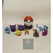 10'lu Pokemon Seti ve 1 Adet Poke Topu (No:3)