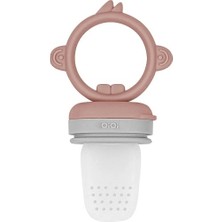 Timion Silikon Püre Meyve Sebze Emziği Woody Brown / Powder Grey