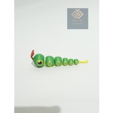 Caterpie Pokemon Hareketli Figür 9 cm