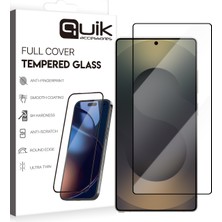 Quik Samsung Galaxy S25 Ultra Temperli Cam Ekran Koruyucu (Tam Kaplama)