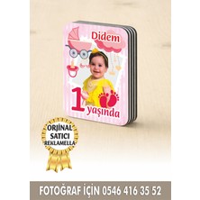 Reklamella 192 Temalı Kişiye Özel Resimli Doğum Günü Magneti 8x6 cm  10 Adet