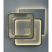 EOS Aydınlatma Matrix Luxe Square Uzaktan Kumandalı Gece Modlu Modern Kare Plafonyer LED Avize