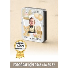 Reklamella 193 Temalı Kişiye Özel Resimli Doğum Günü Magneti 8x6 cm  10 Adet