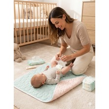 Mpy Global Kapitone Bebek Alt Açma Minderi 65X45 cm – Çift Taraflı, Biyeli Kenarlı Alt Değiştirme Örtüsü