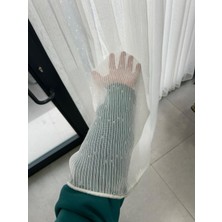 Ünverler Perde Lüks Nope Premium Tül Perde - 3 Metre - Sık Pile 1/3